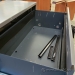 Dark Grey Meridian 3 Drawer Lateral File Cabinet, Locking